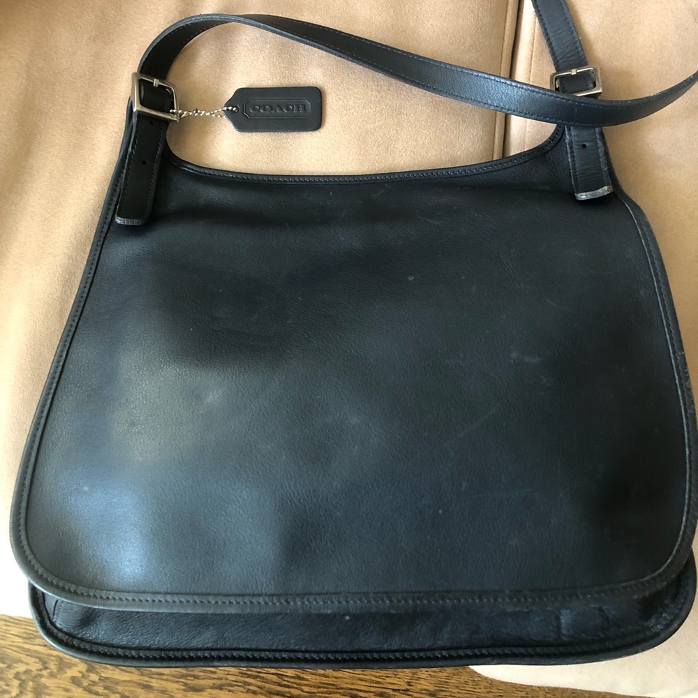 COACH vintage leather cross body bag